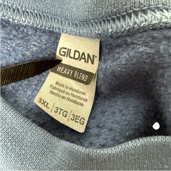 Gildan Sweatshirt Rainbow 3XL Even Darkest Nights Will End Sun Rise Heavy READ - Picture 4 of 9